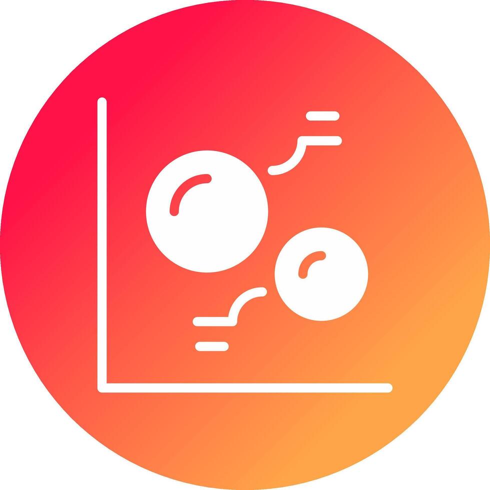 Glyph  blue Circle  Gradient vector