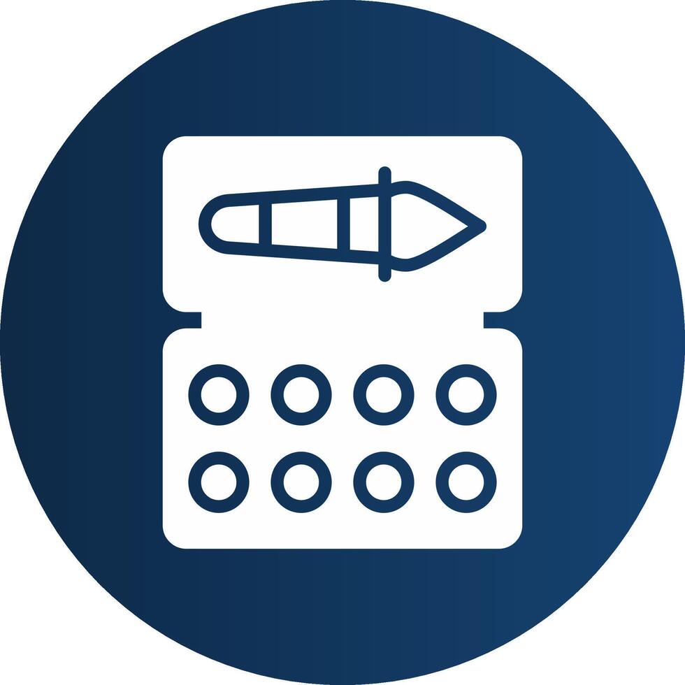 Glyph  blue Circle  Gradient vector