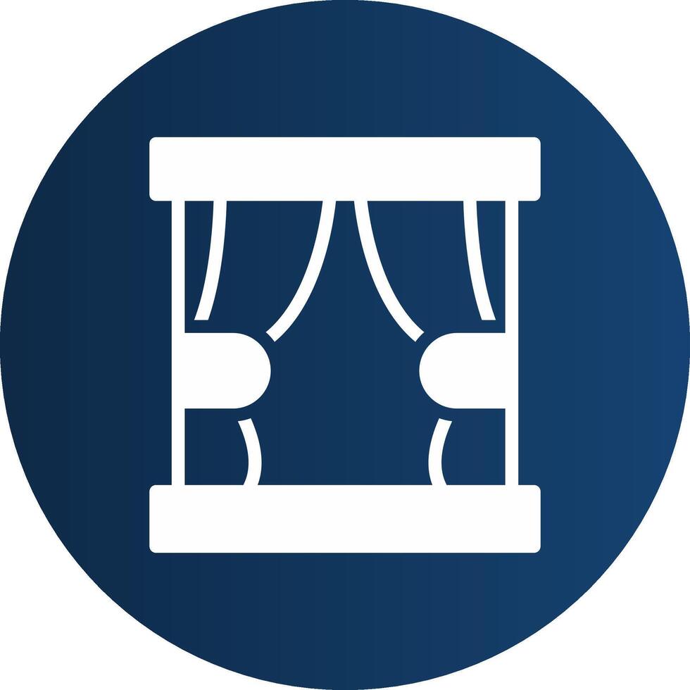 Glyph  blue Circle  Gradient vector