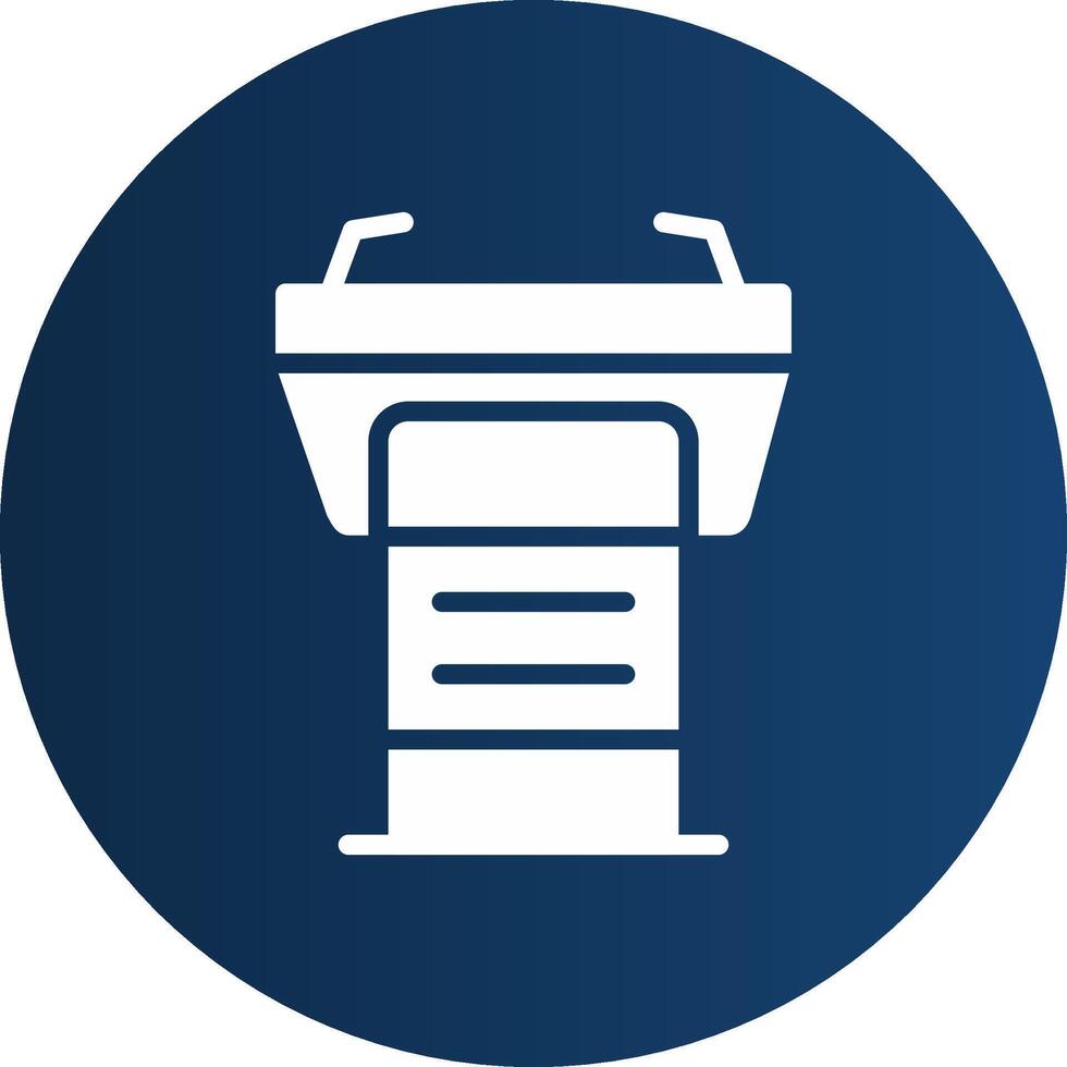 Tribune Creative Icon Design vector