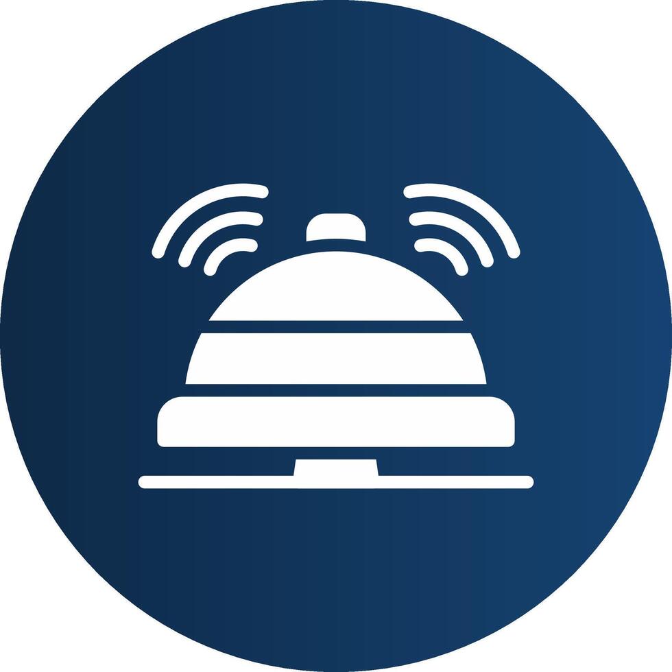 Reception Bell Creative Icon Design vector