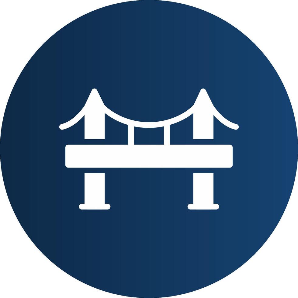 Bridge Creative Icon Design vector