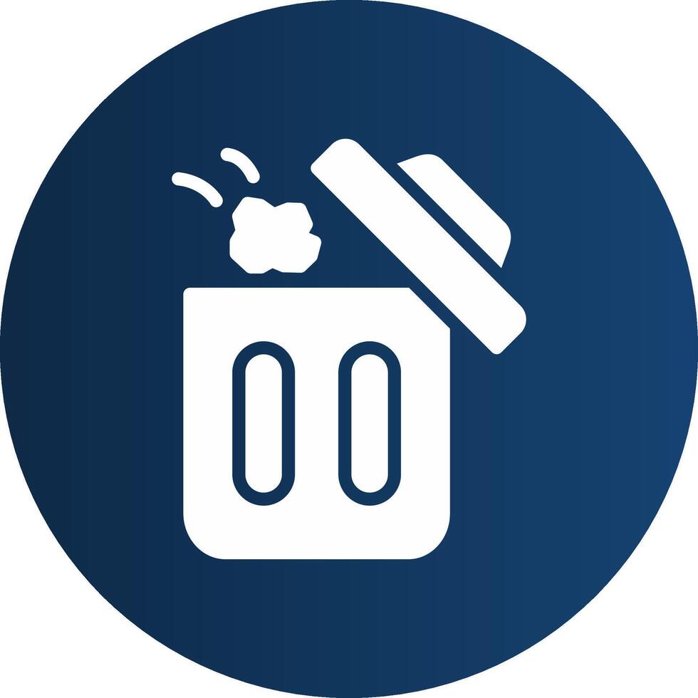 Glyph  blue Circle  Gradient vector
