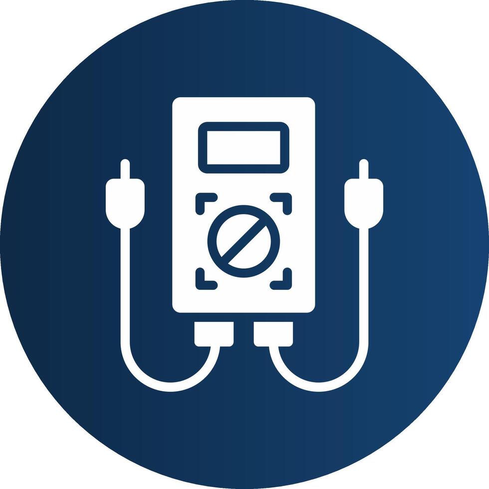 Multimeter Creative Icon Design vector