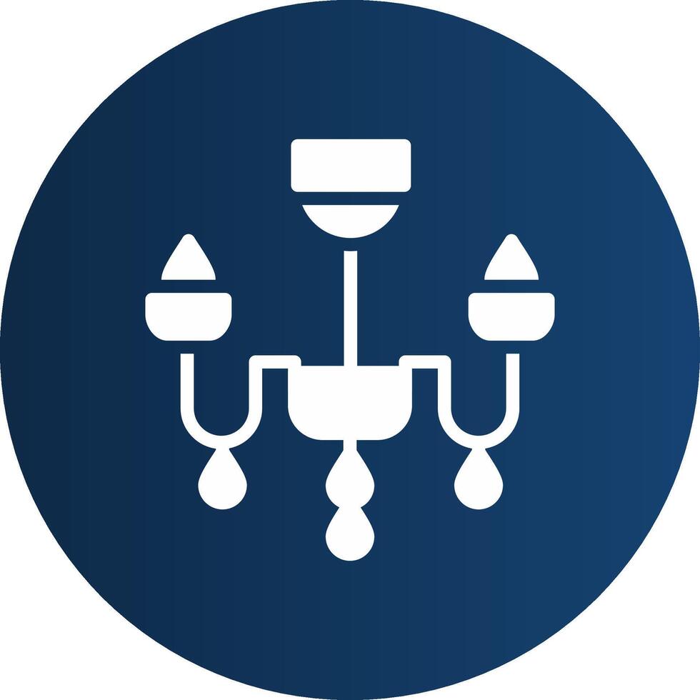 Glyph  blue Circle  Gradient vector