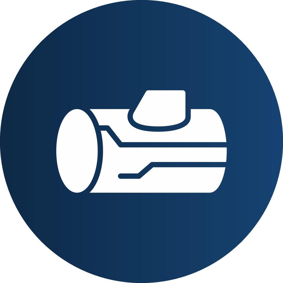 Glyph  blue Circle  Gradient vector