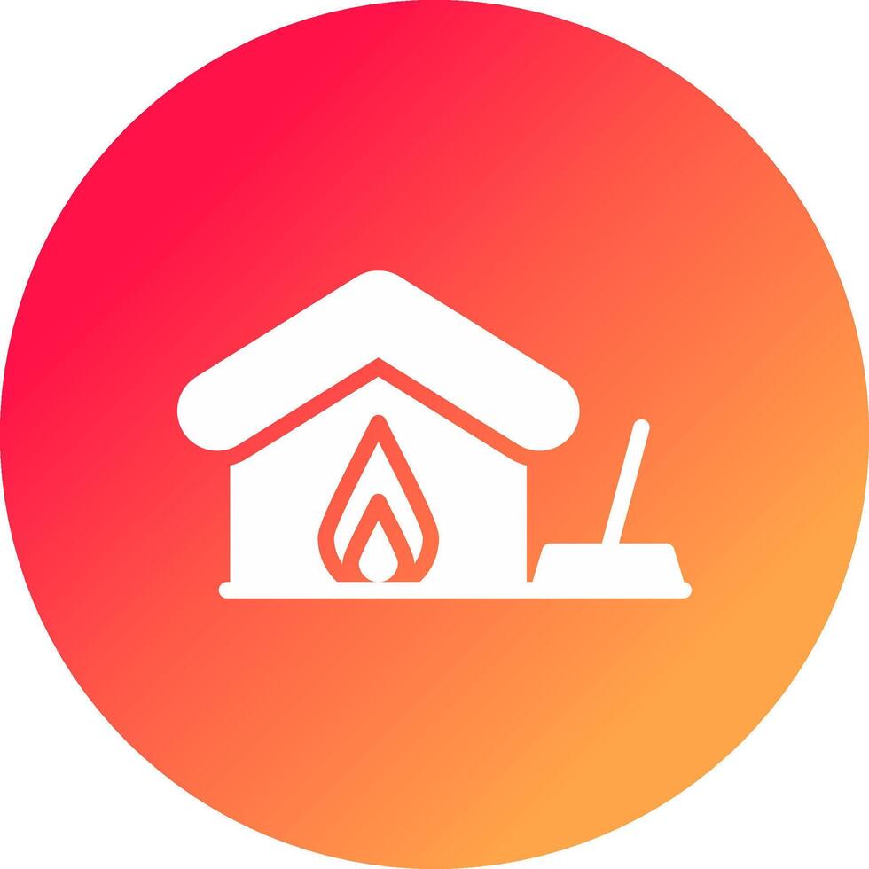 Fire Damage Cleaning Creative Icon Design vector