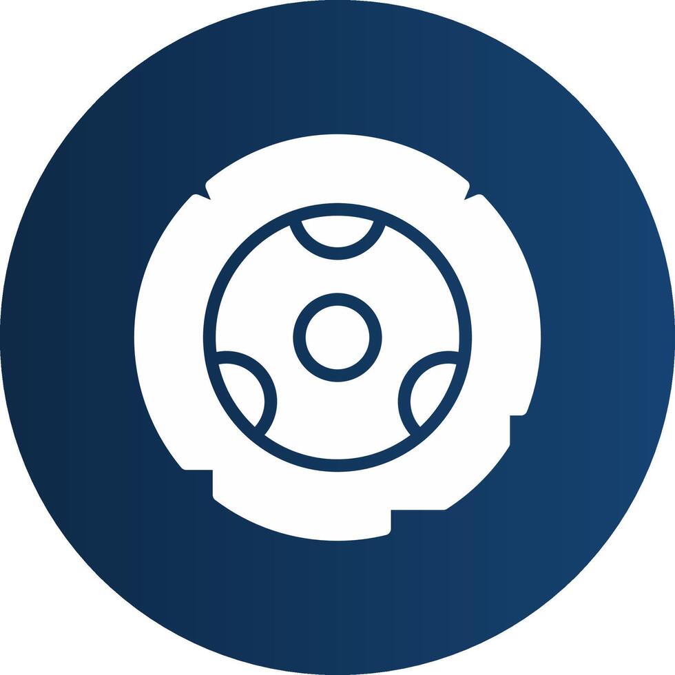 Glyph  blue Circle  Gradient vector