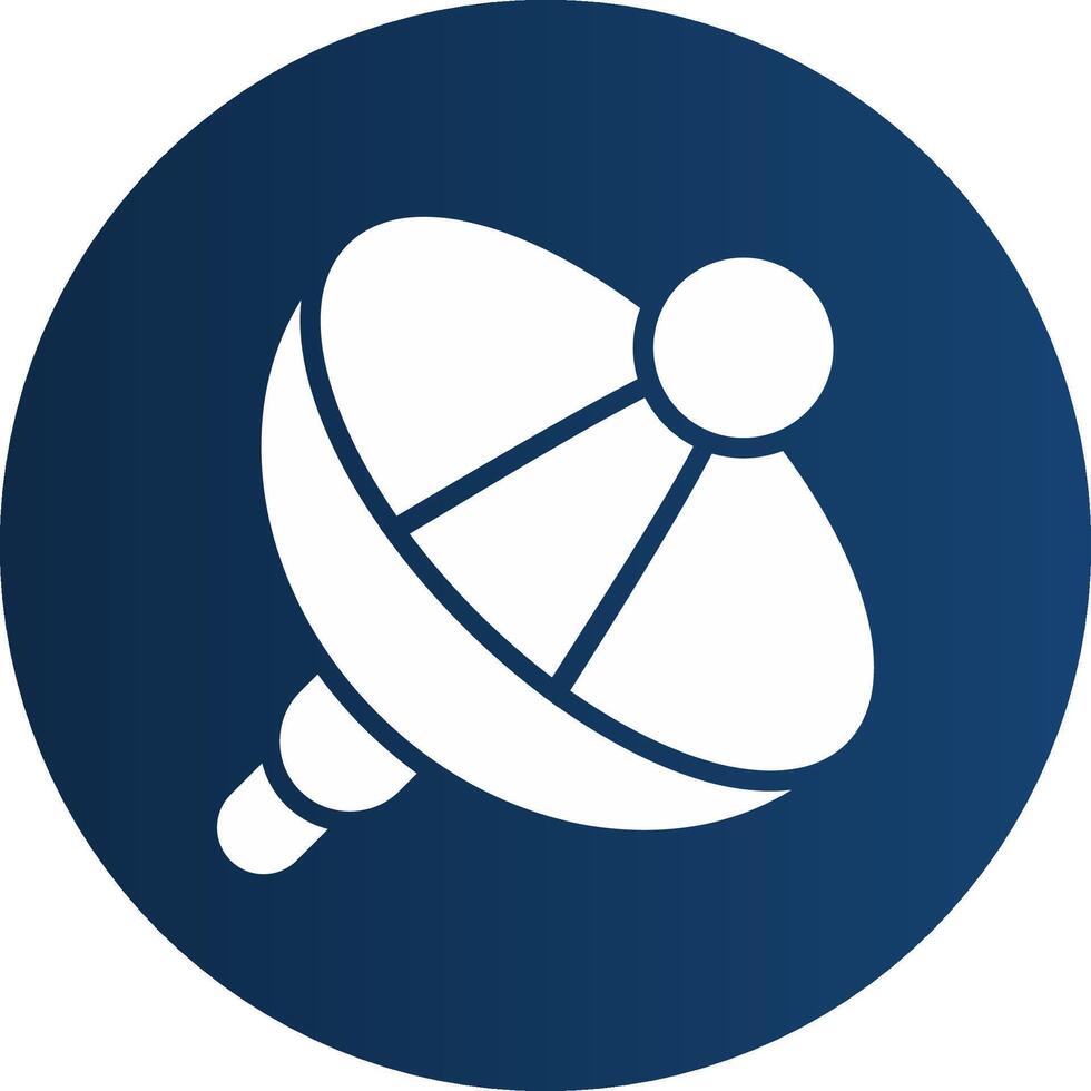 Glyph  blue Circle  Gradient vector