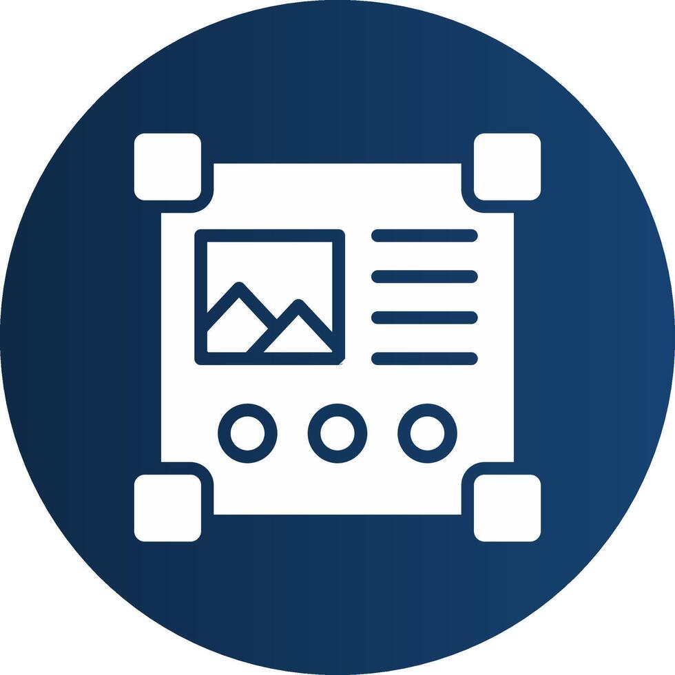 Layout Creative Icon Design vector
