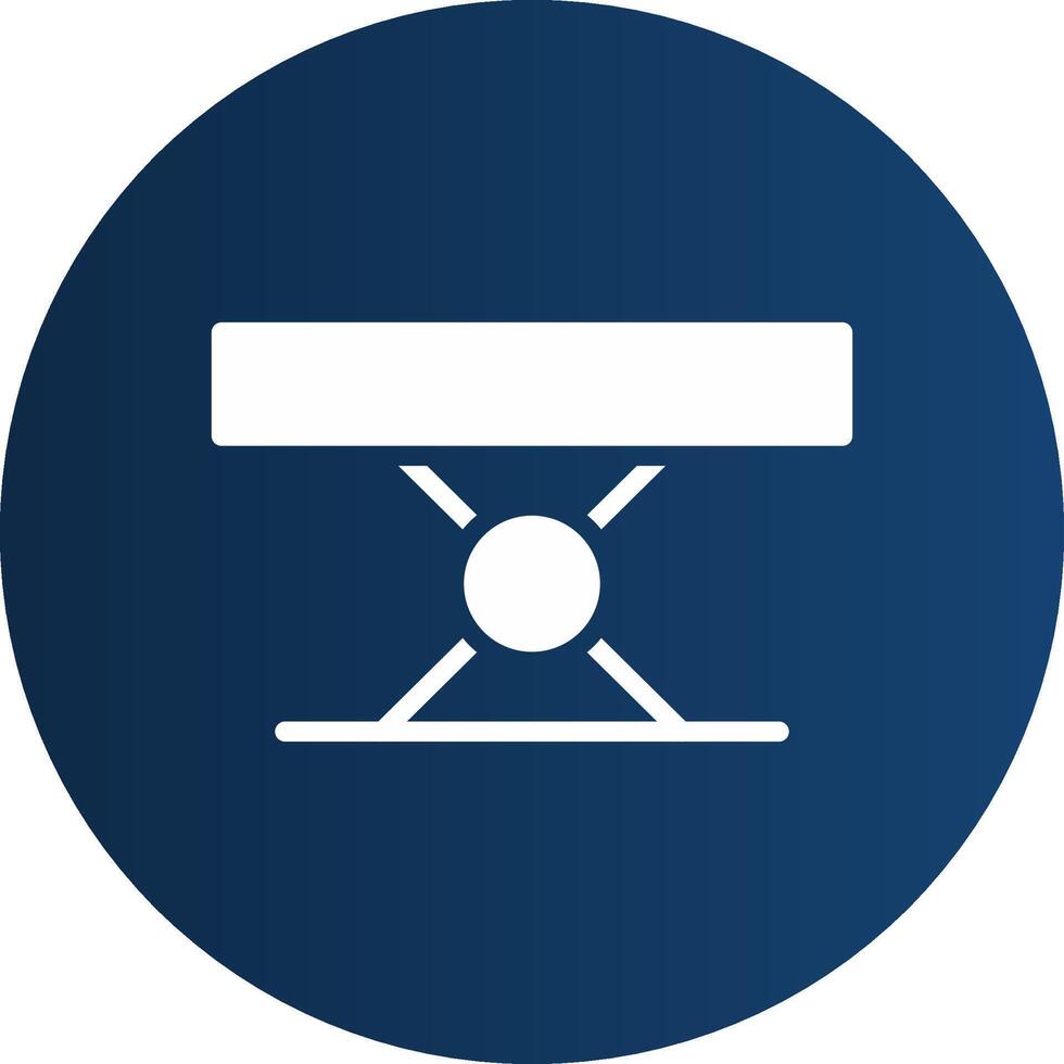 Glyph  blue Circle  Gradient vector