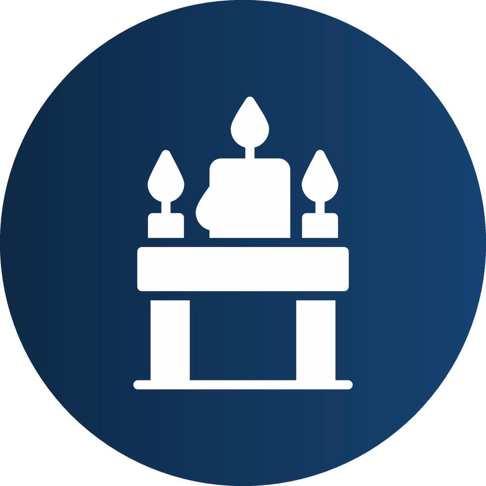 Candles Creative Icon Design vector