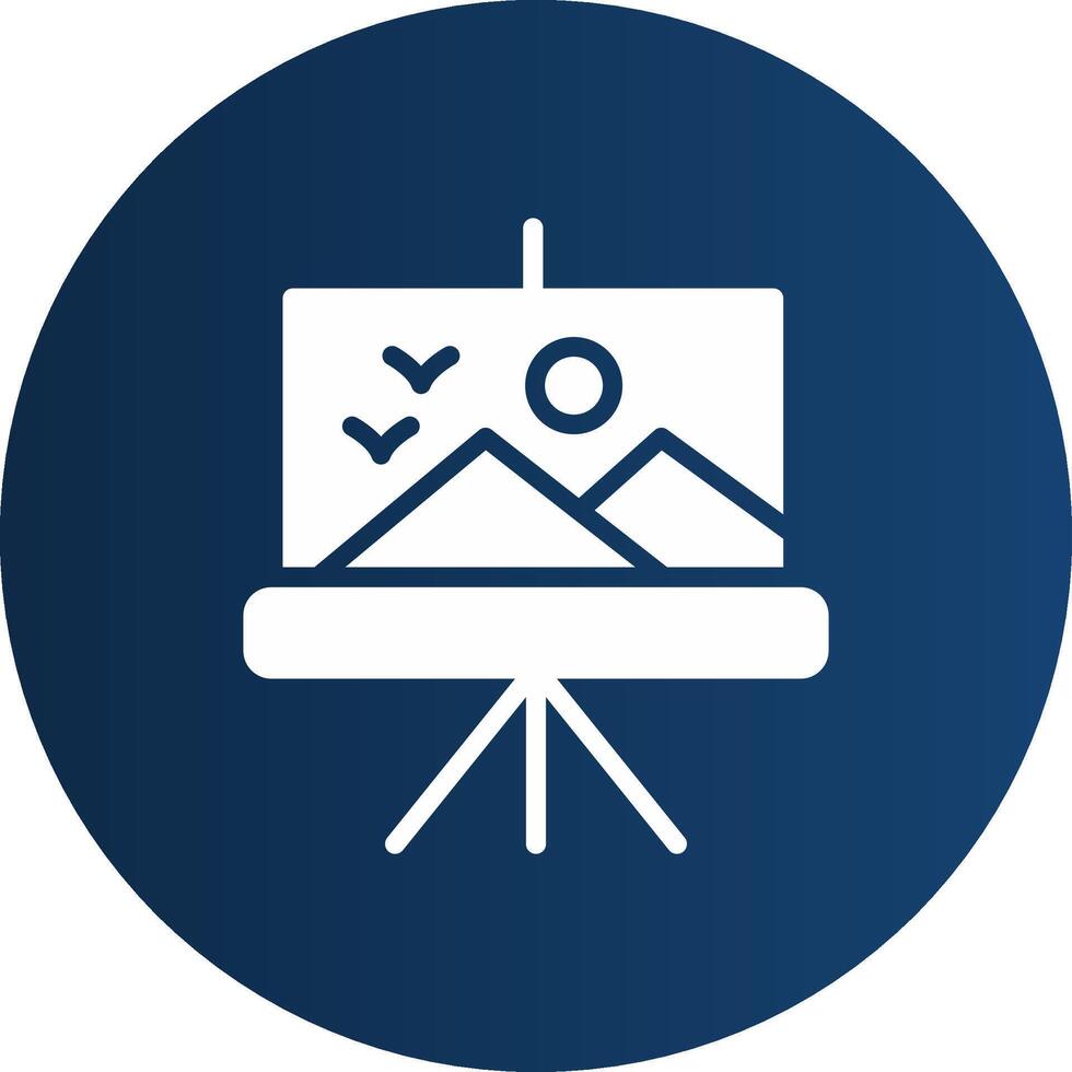 Canvas Creative Icon Design vector