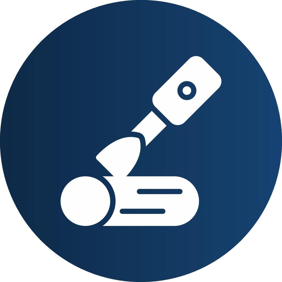 Wood Carving Creative Icon Design vector