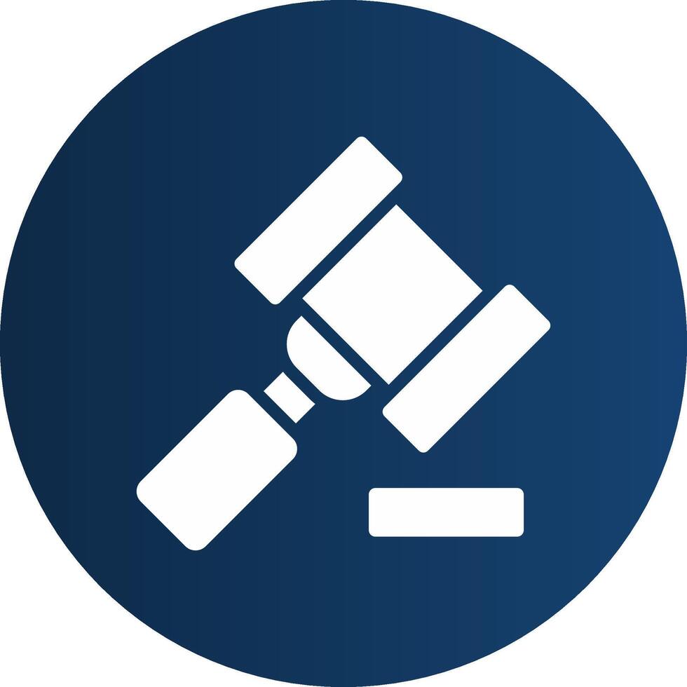Gavel Creative Icon Design vector