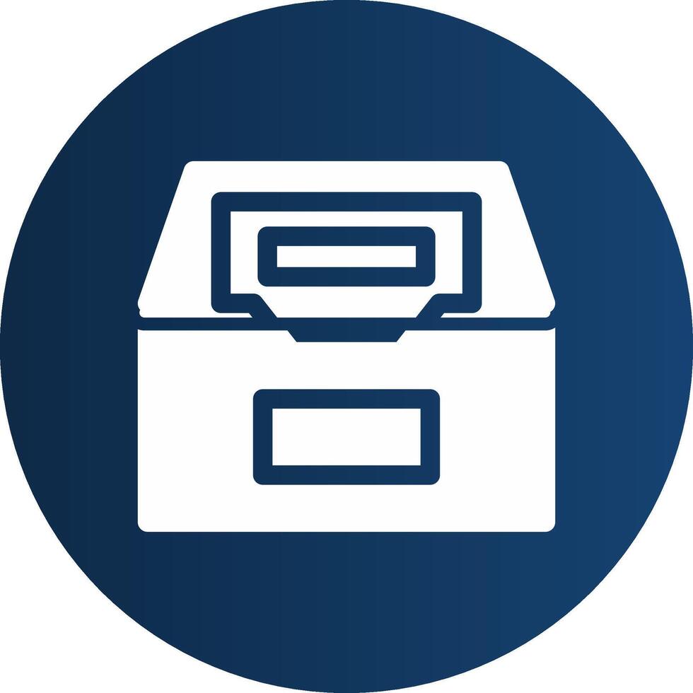 Files Box Creative Icon Design vector