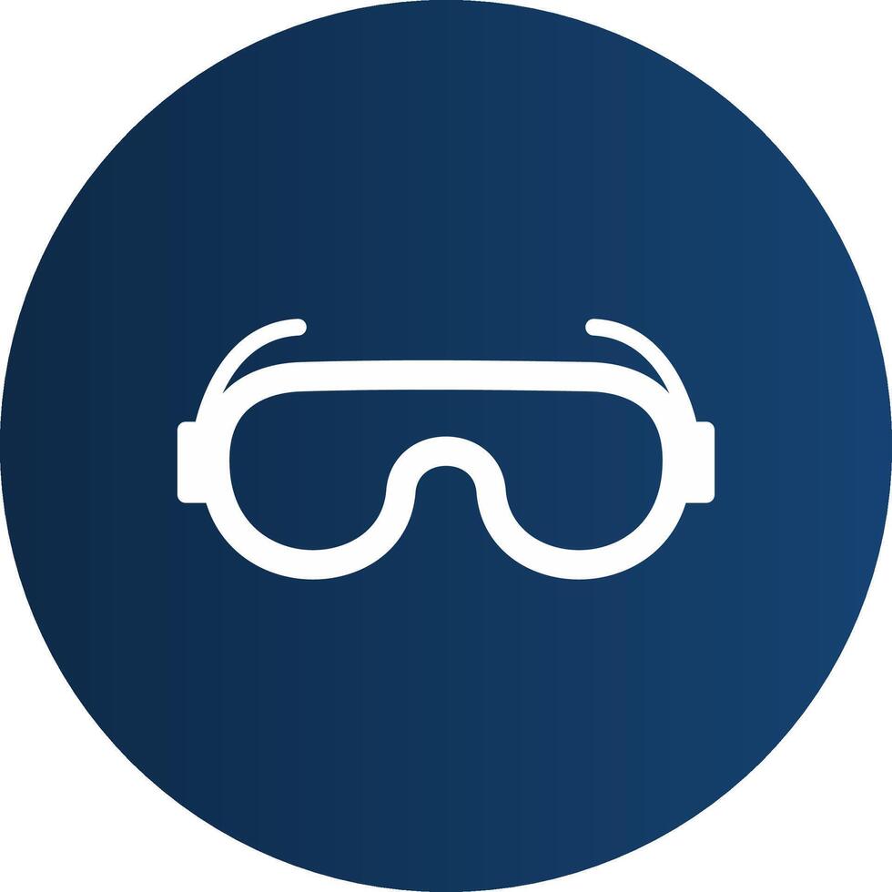 Lab Goggles Creative Icon Design vector