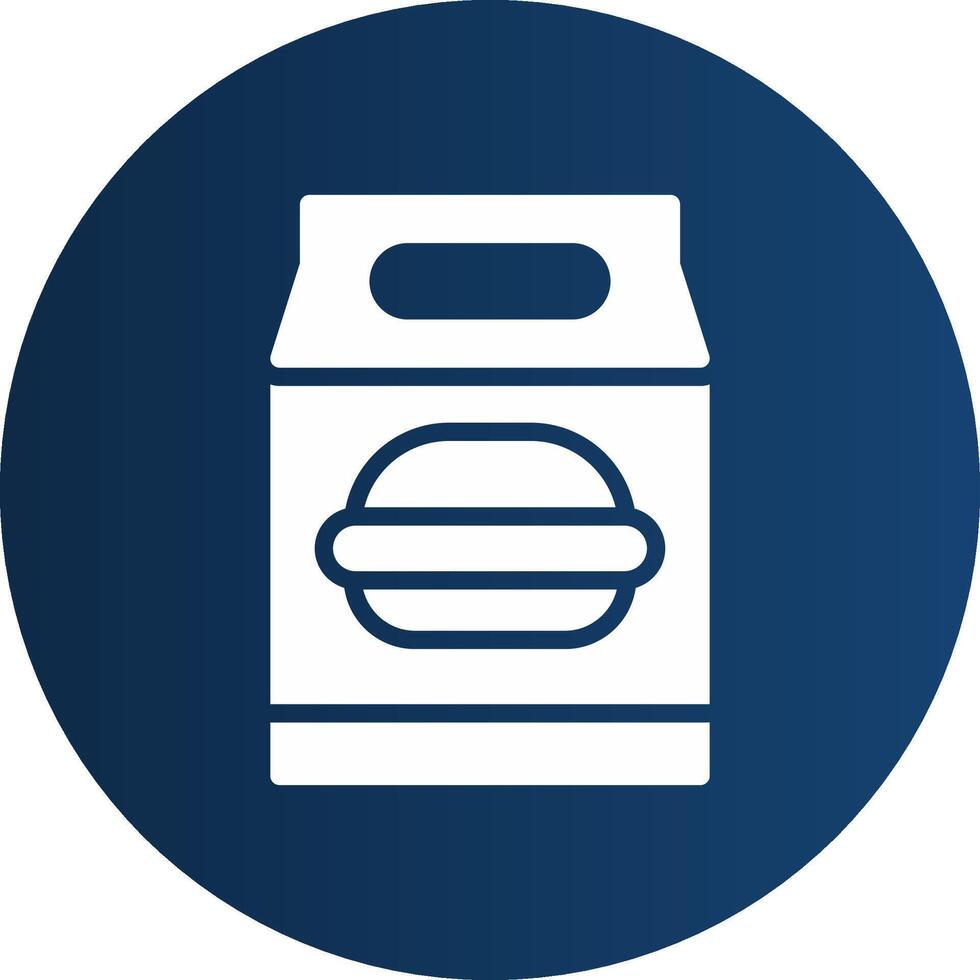 Glyph  blue Circle  Gradient vector