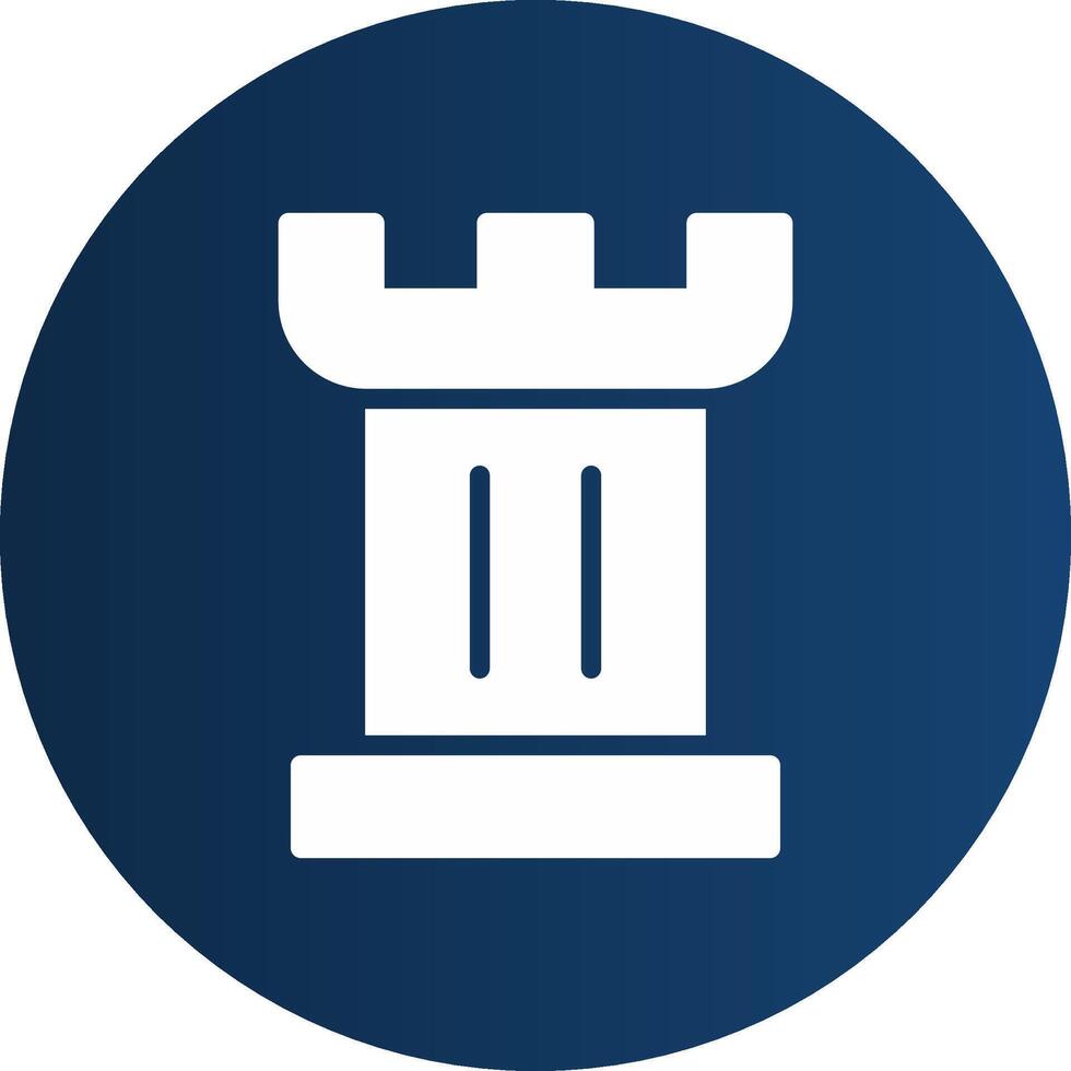 Glyph  blue Circle  Gradient vector