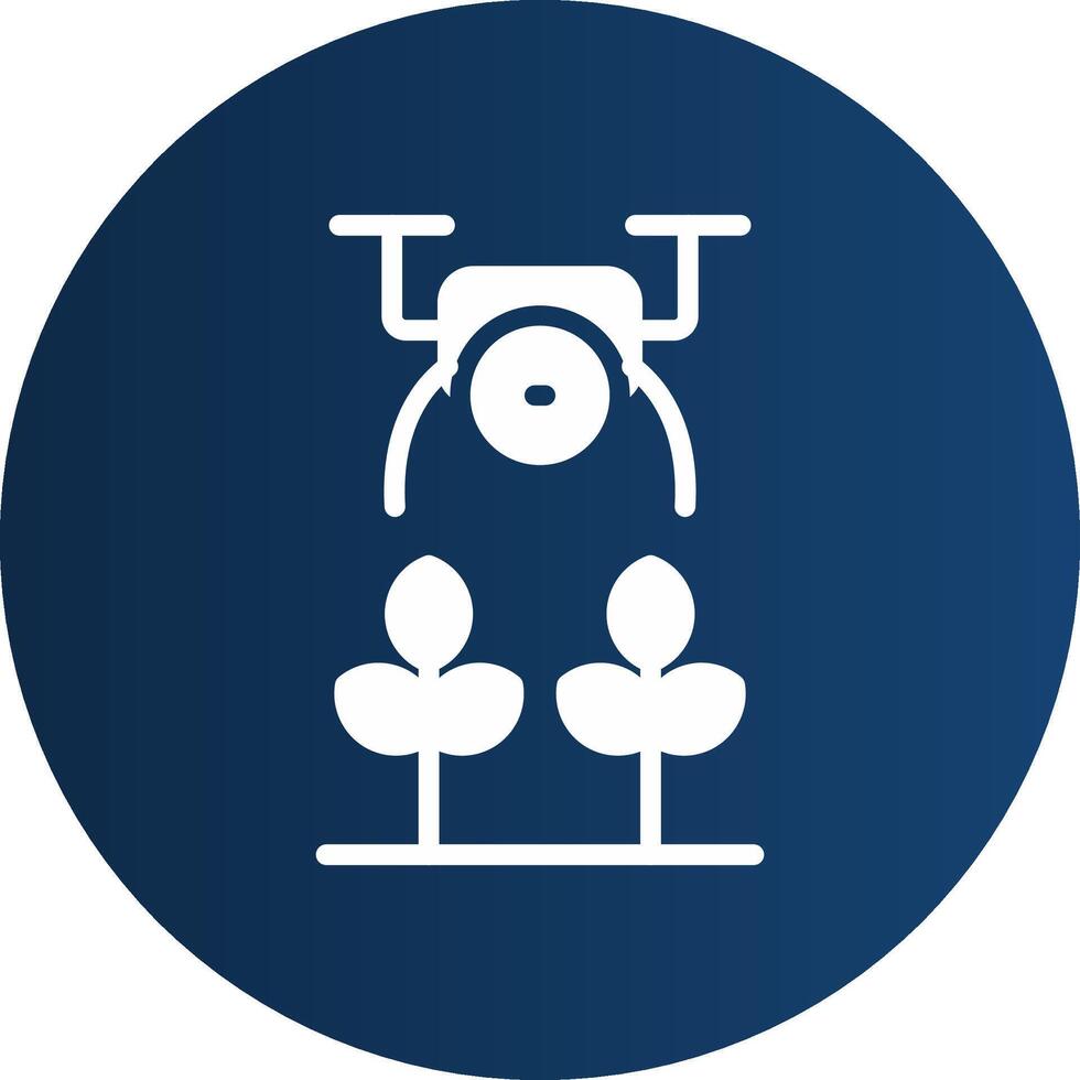 Glyph  blue Circle  Gradient vector
