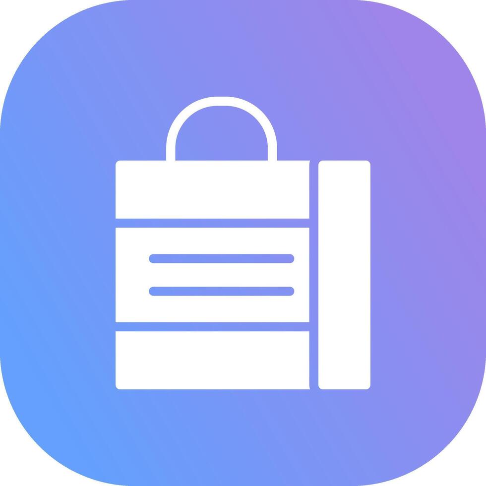 Shopping Bag Creative Icon Design vector