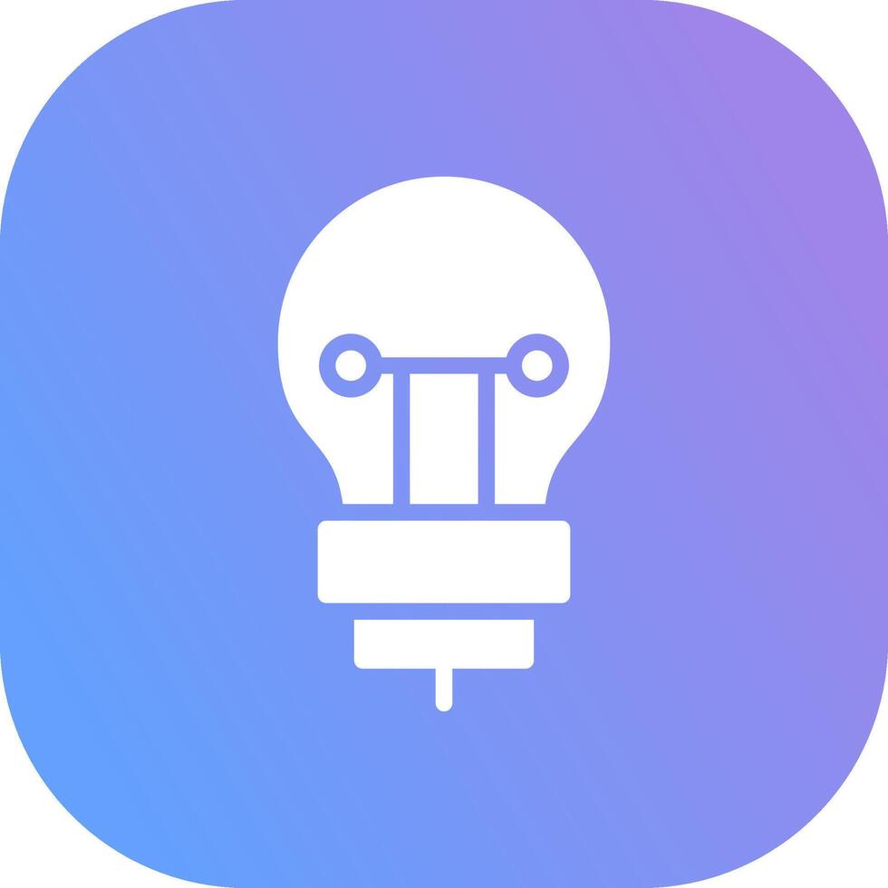 Bulb Creative Icon Design vector