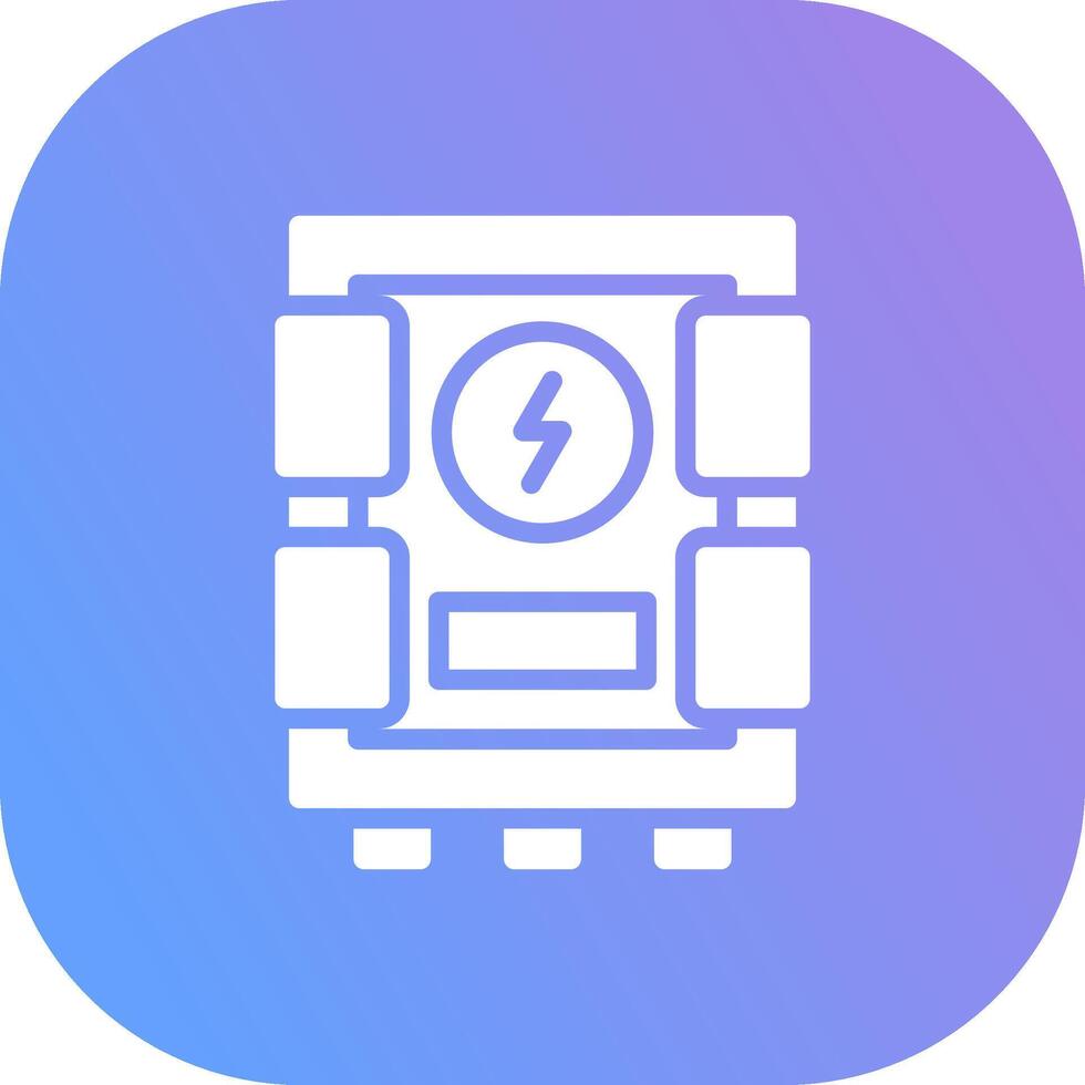 Electrical Panel Creative Icon Design vector