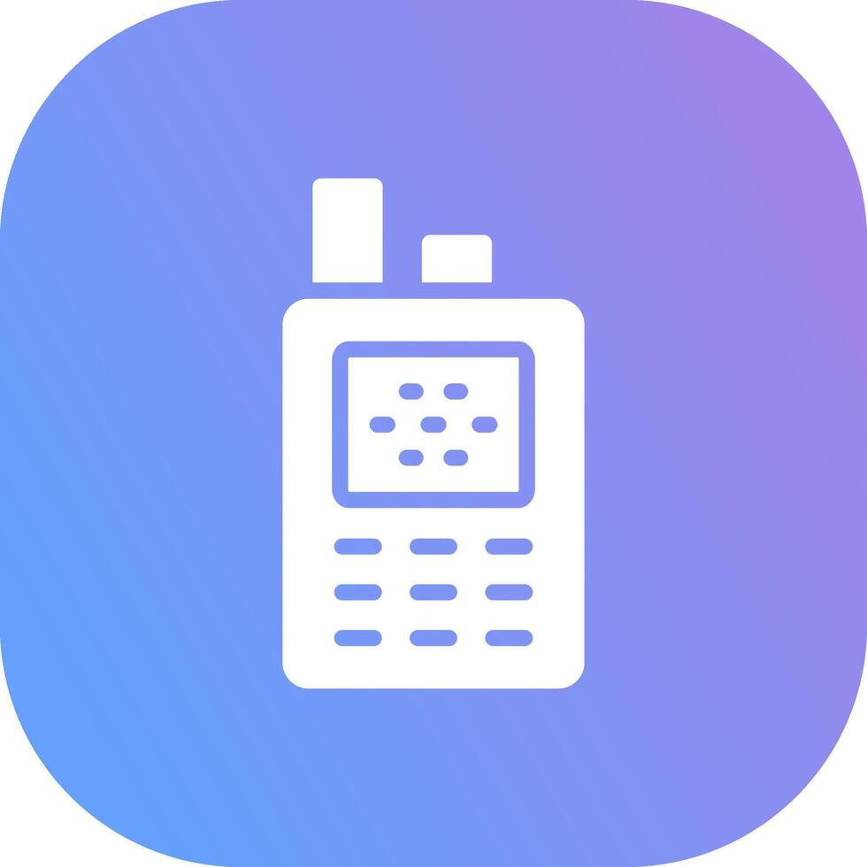 Walkie Talkie Creative Icon Design vector