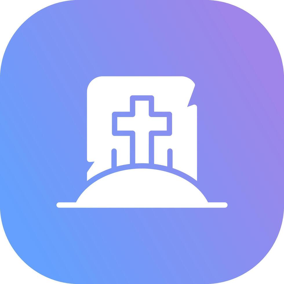 Tomb Creative Icon Design vector