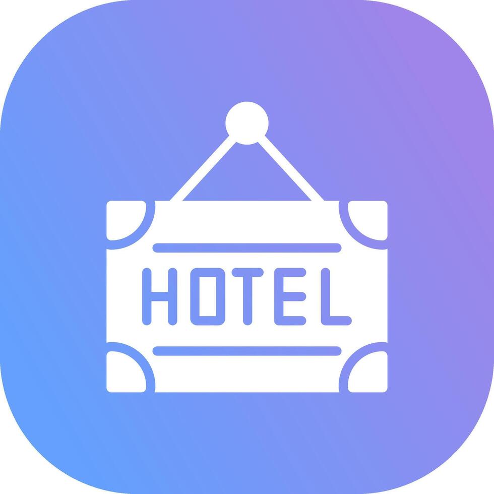 Hotel Creative Icon Design vector