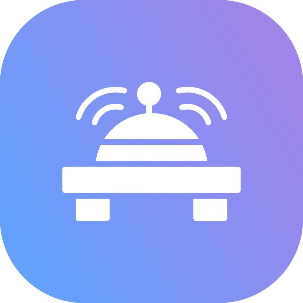 Reception Bell Creative Icon Design vector