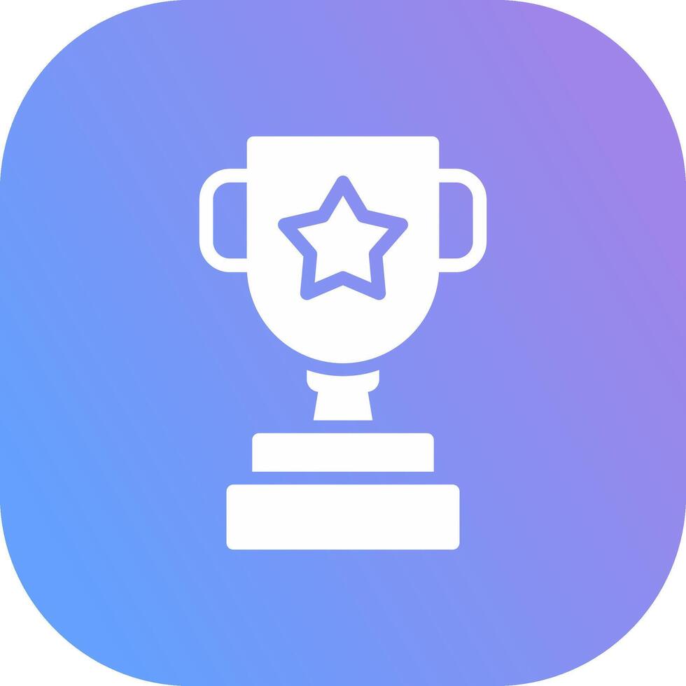 Trophy Creative Icon Design vector