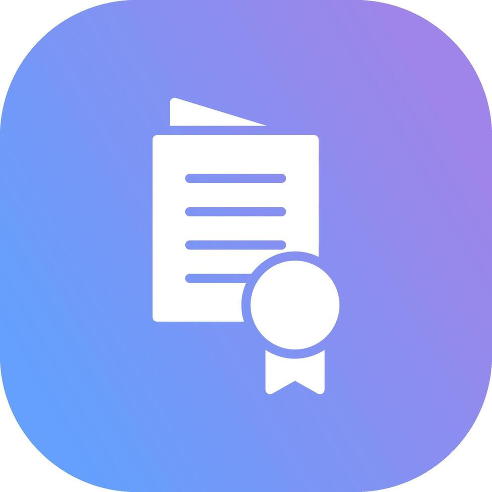 Certificate Creative Icon Design vector