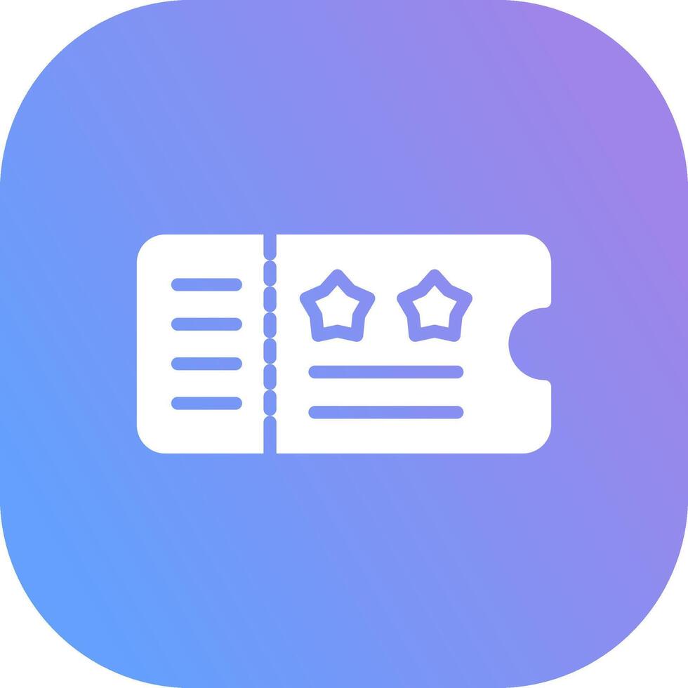Ticket Creative Icon Design vector