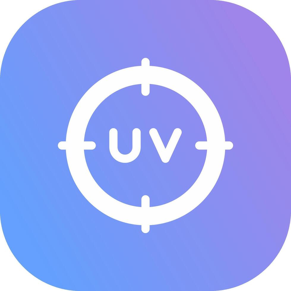 Uv Creative Icon Design vector