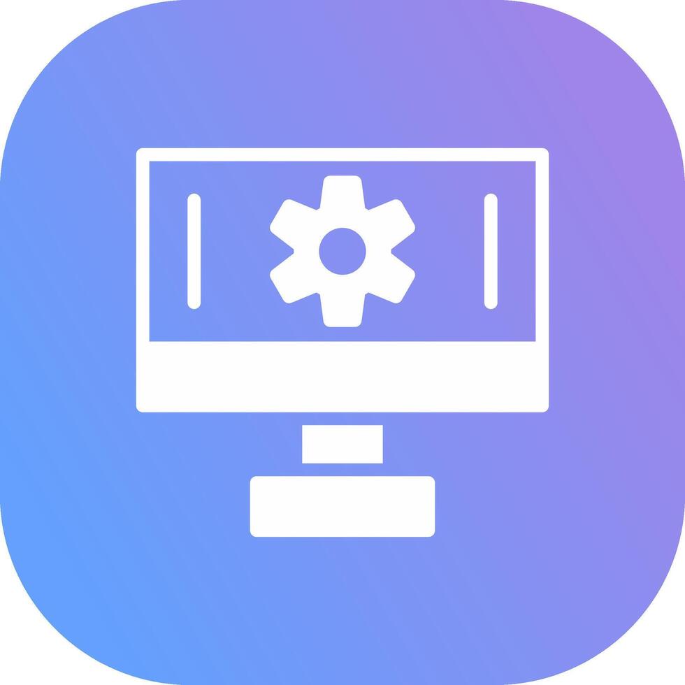 Setting Creative Icon Design vector