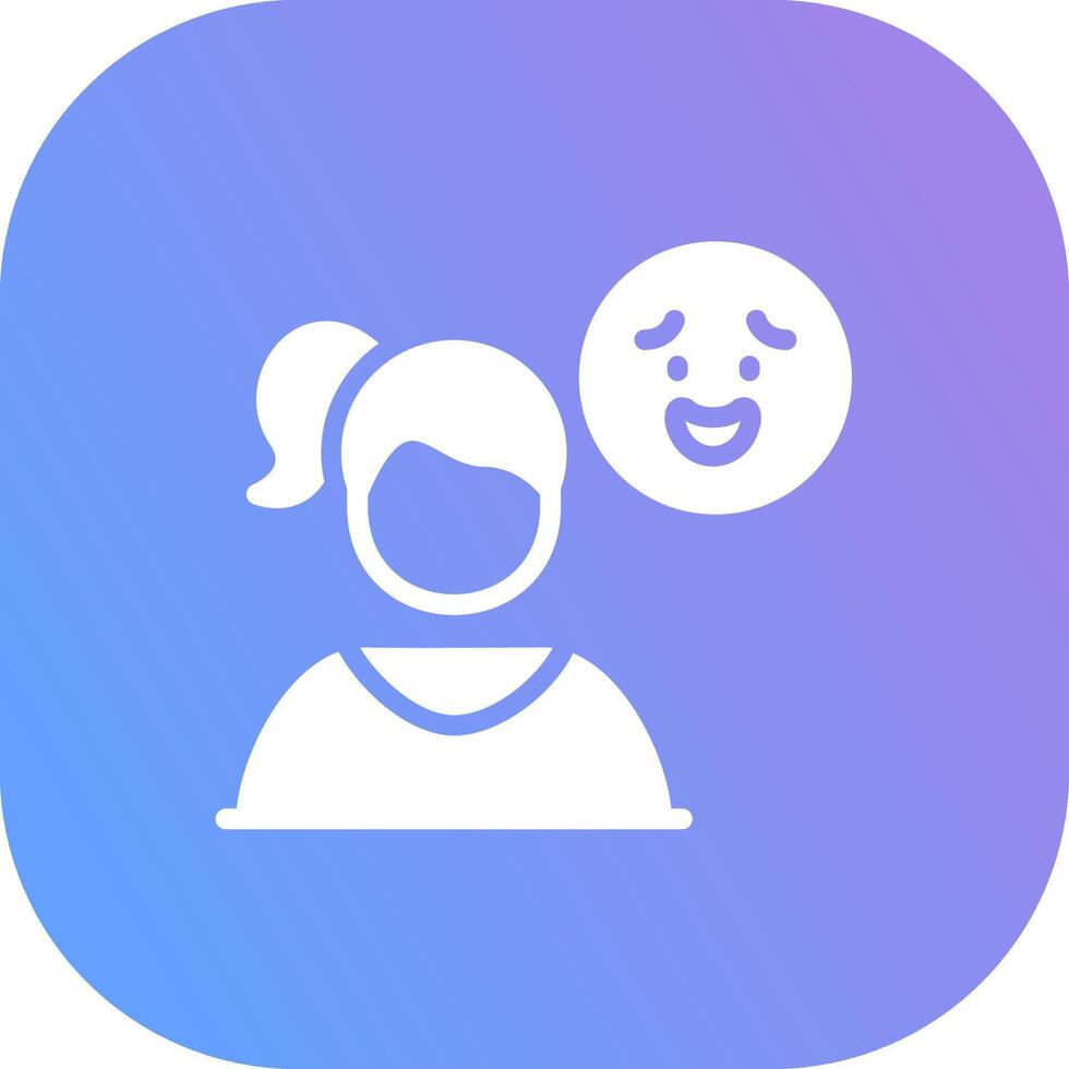 Facial Expression Creative Icon Design vector