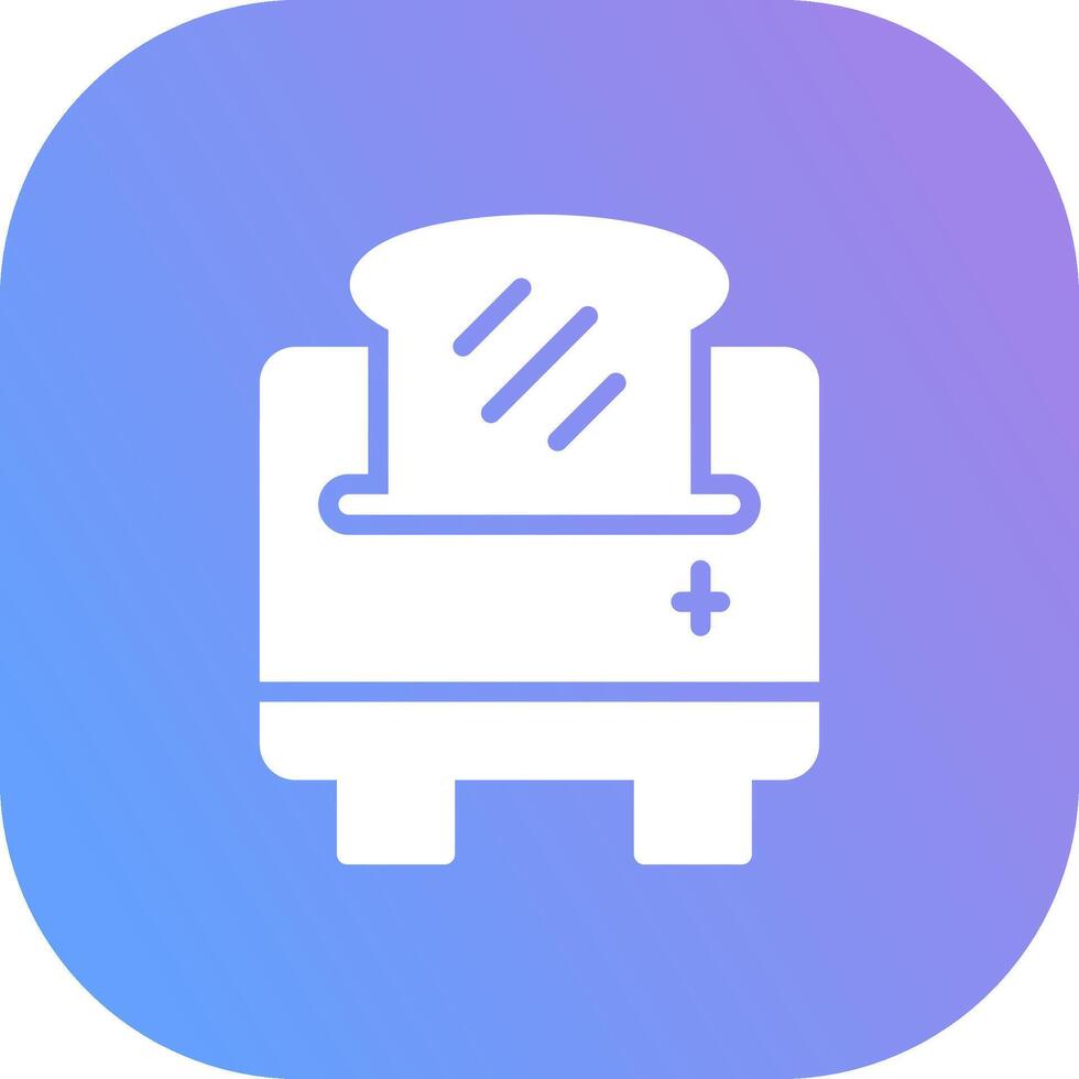 Toaster Creative Icon Design vector