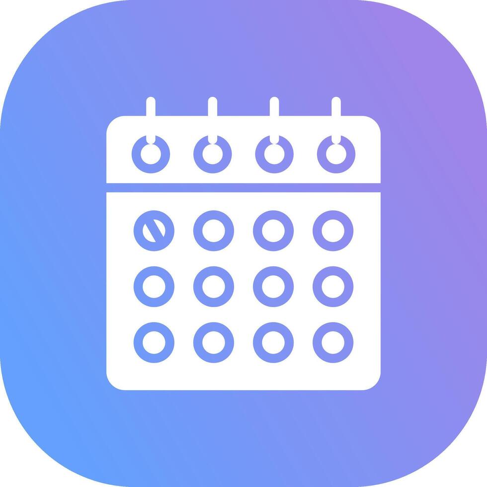 Calendar Creative Icon Design vector