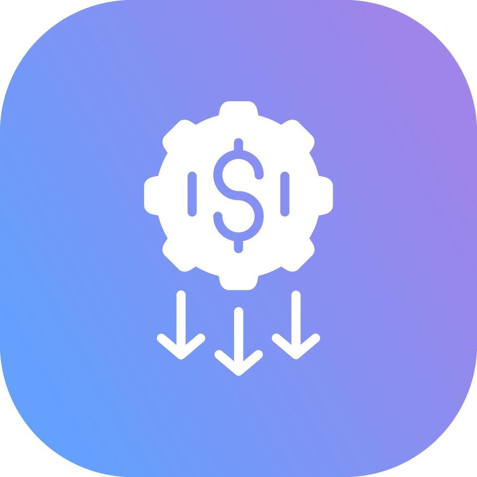 Low Startup Cost Creative Icon Design vector