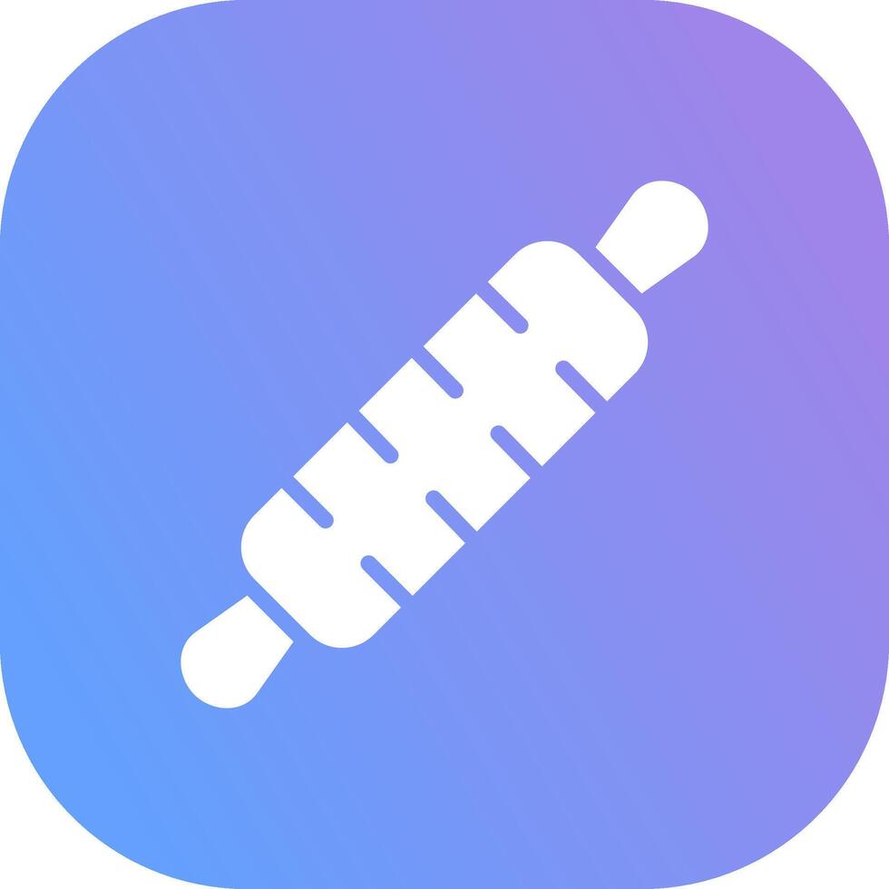Rolling Pin Creative Icon Design vector