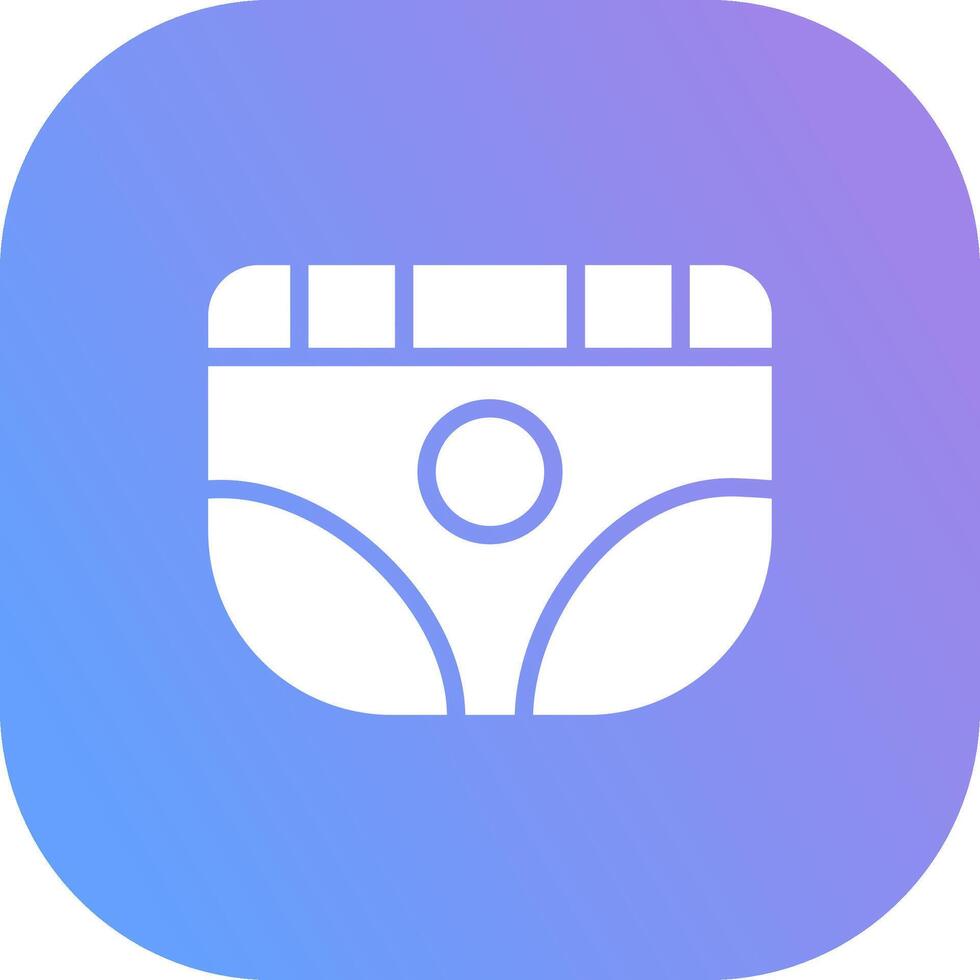Diaper Creative Icon Design vector
