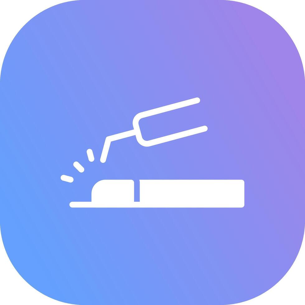 Welding Machine Creative Icon Design vector