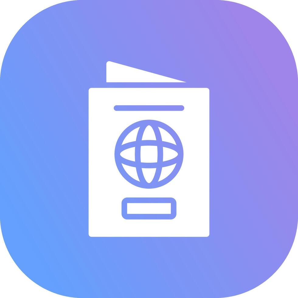 Passport Creative Icon Design vector