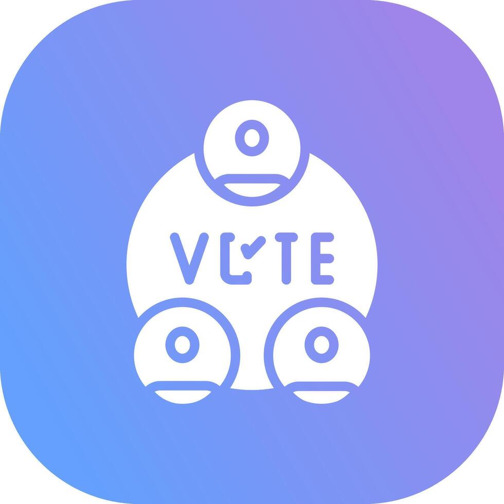 diseño de icono creativo de elecciones vector