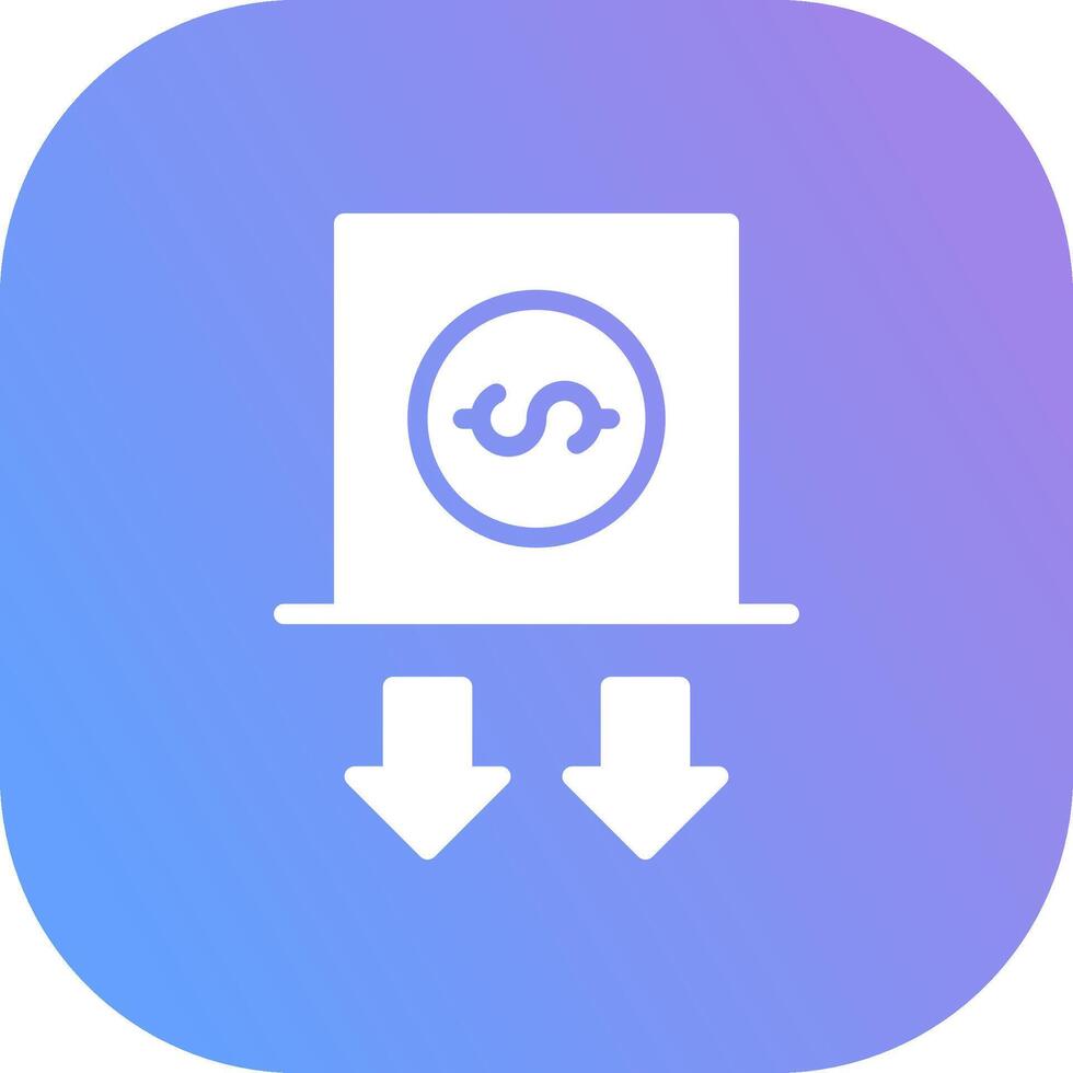 Deposit Creative Icon Design vector