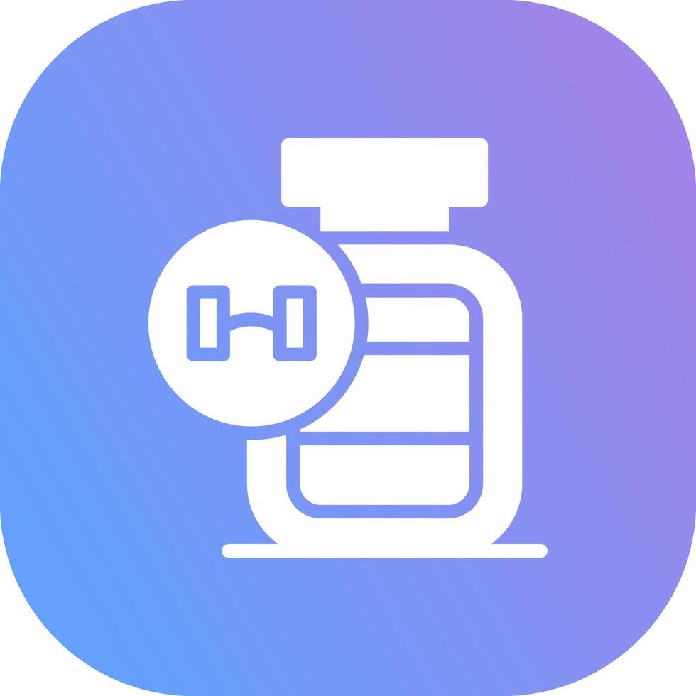 Protein Powder Creative Icon Design vector