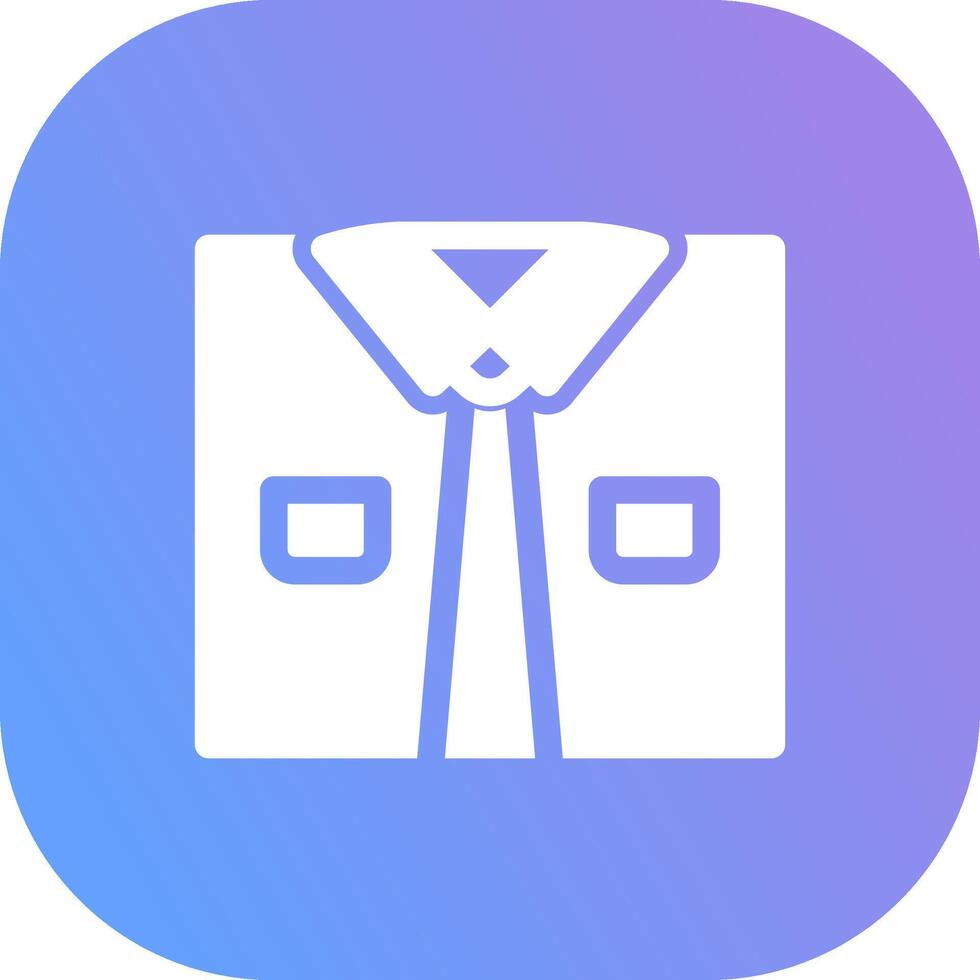 diseño de icono creativo de camisa vector