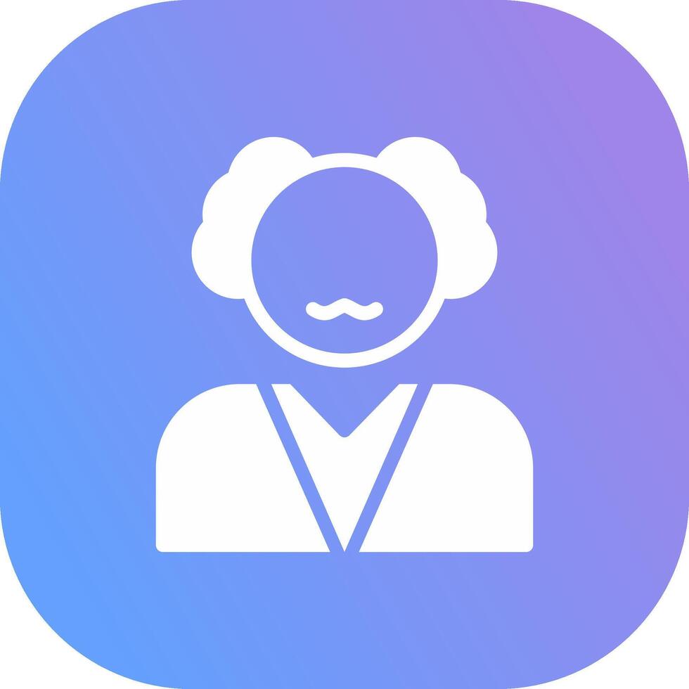 Old Man Creative Icon Design vector