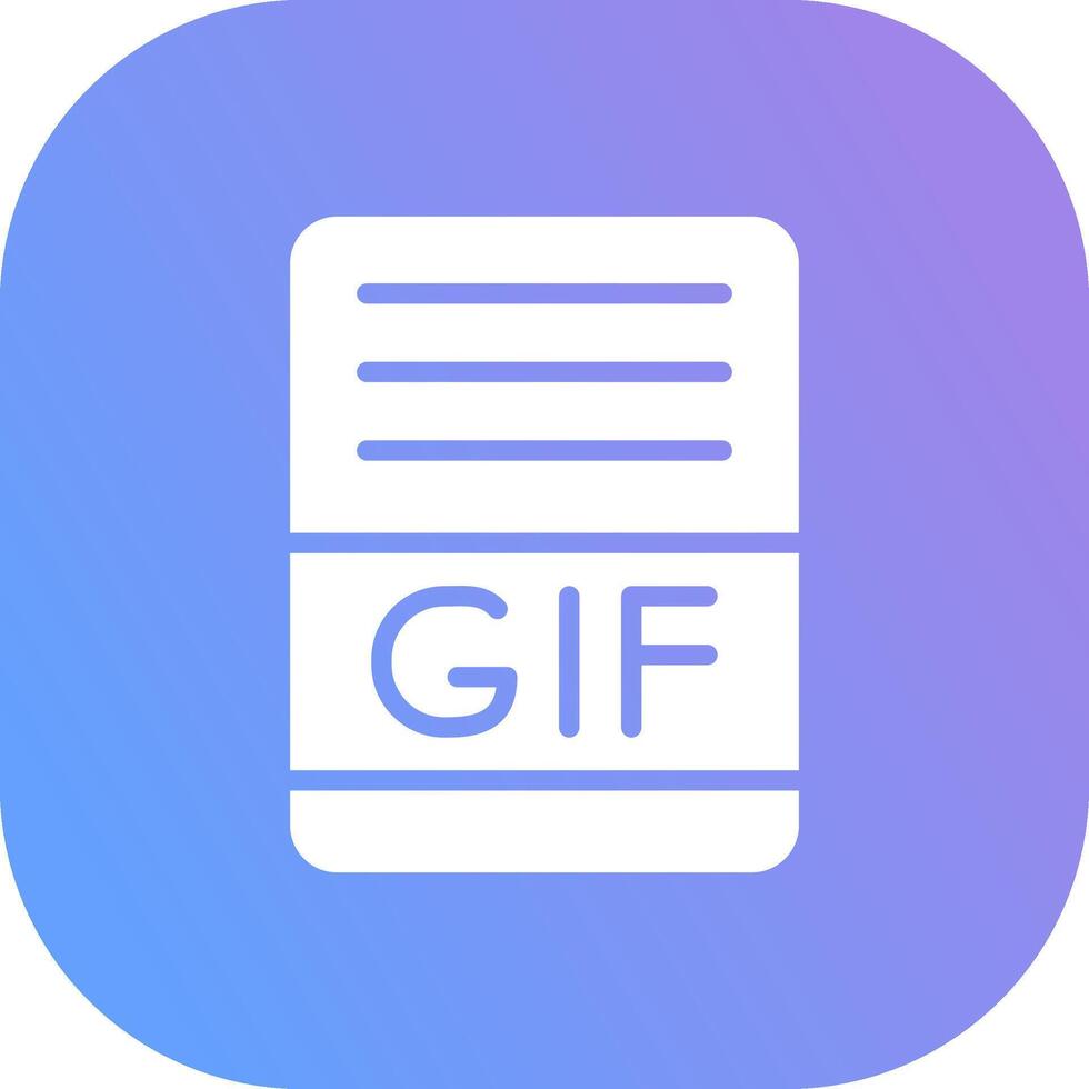 GIFs Creative Icon Design vector